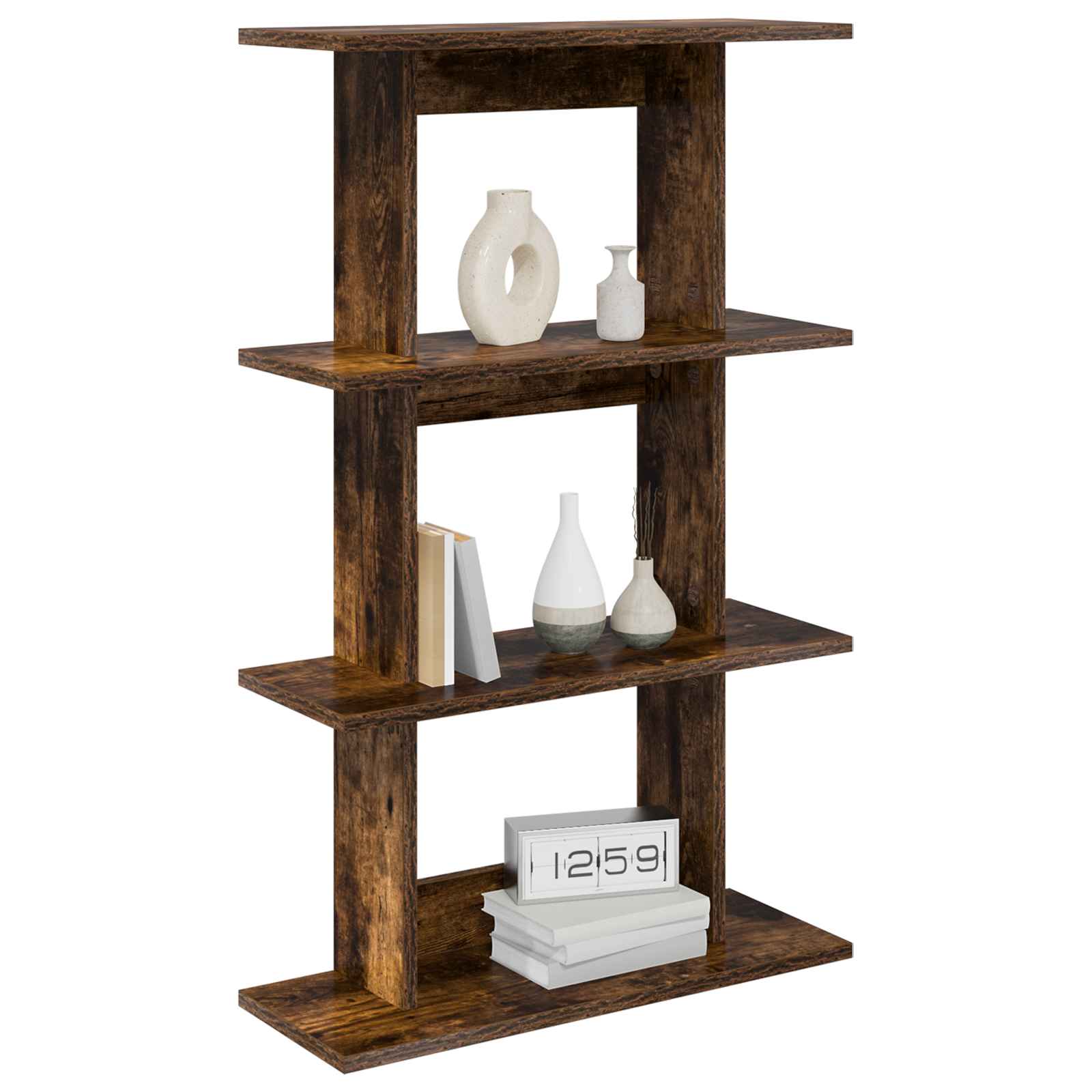 Scaffale da parete A parete Rovere Fumo 56 x 20 x 90 cm | homemem39