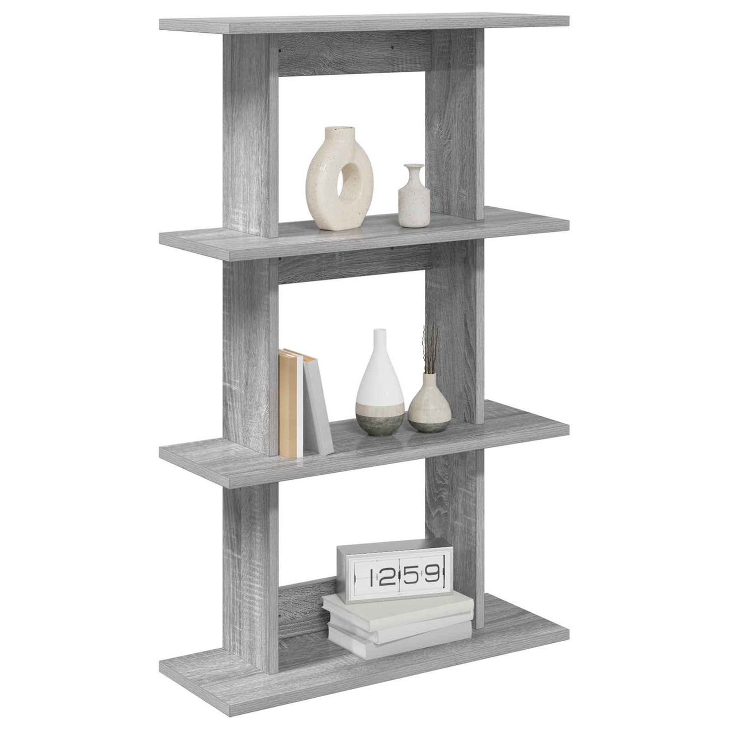 Scaffale da parete A parete Sonoma grigio 56 x 20 x 90 cm | homemem39