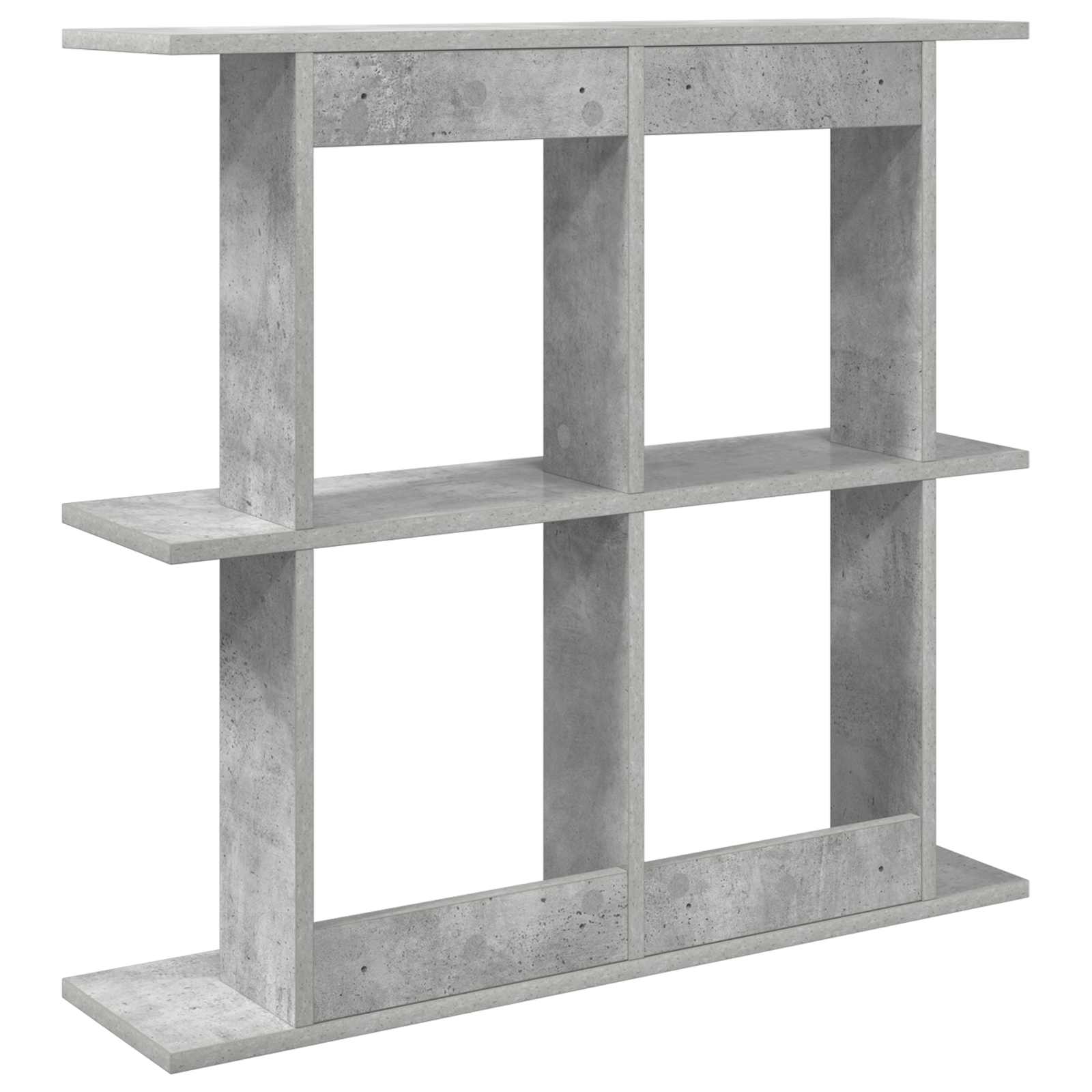 Scaffale da parete A parete Grigio Cemento 80 x 20 x 75 cm | homemem39