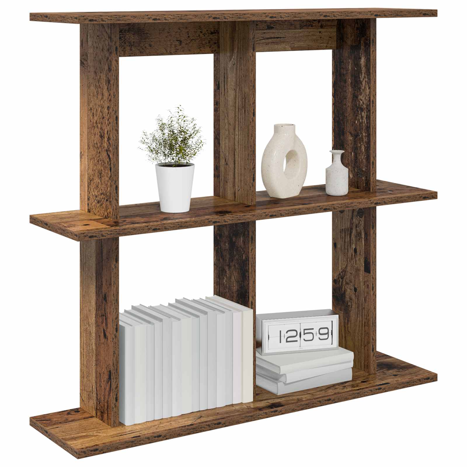 Scaffale da parete A parete Legno antico 80 x 20 x 75 cm | homemem39