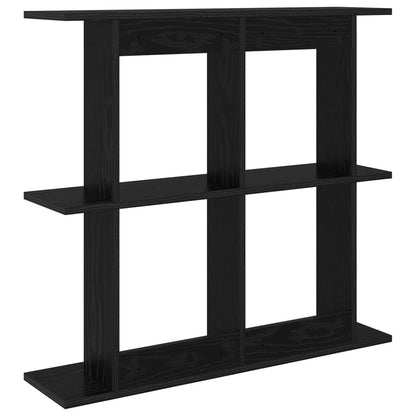 Scaffale da parete A parete Rovere Nero 100 x 20 x 75 cm | homemem39