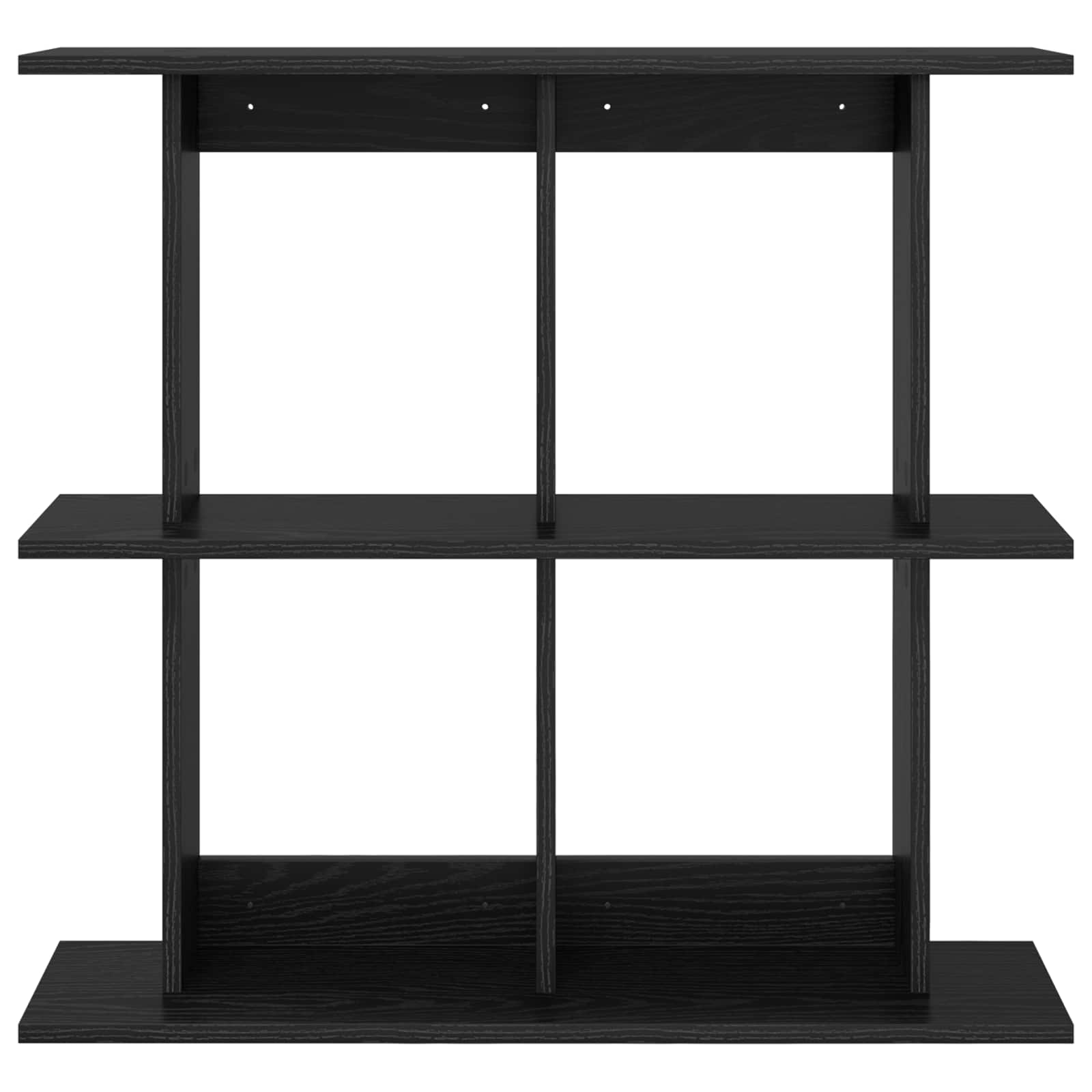 Scaffale da parete A parete Rovere Nero 100 x 20 x 75 cm | homemem39