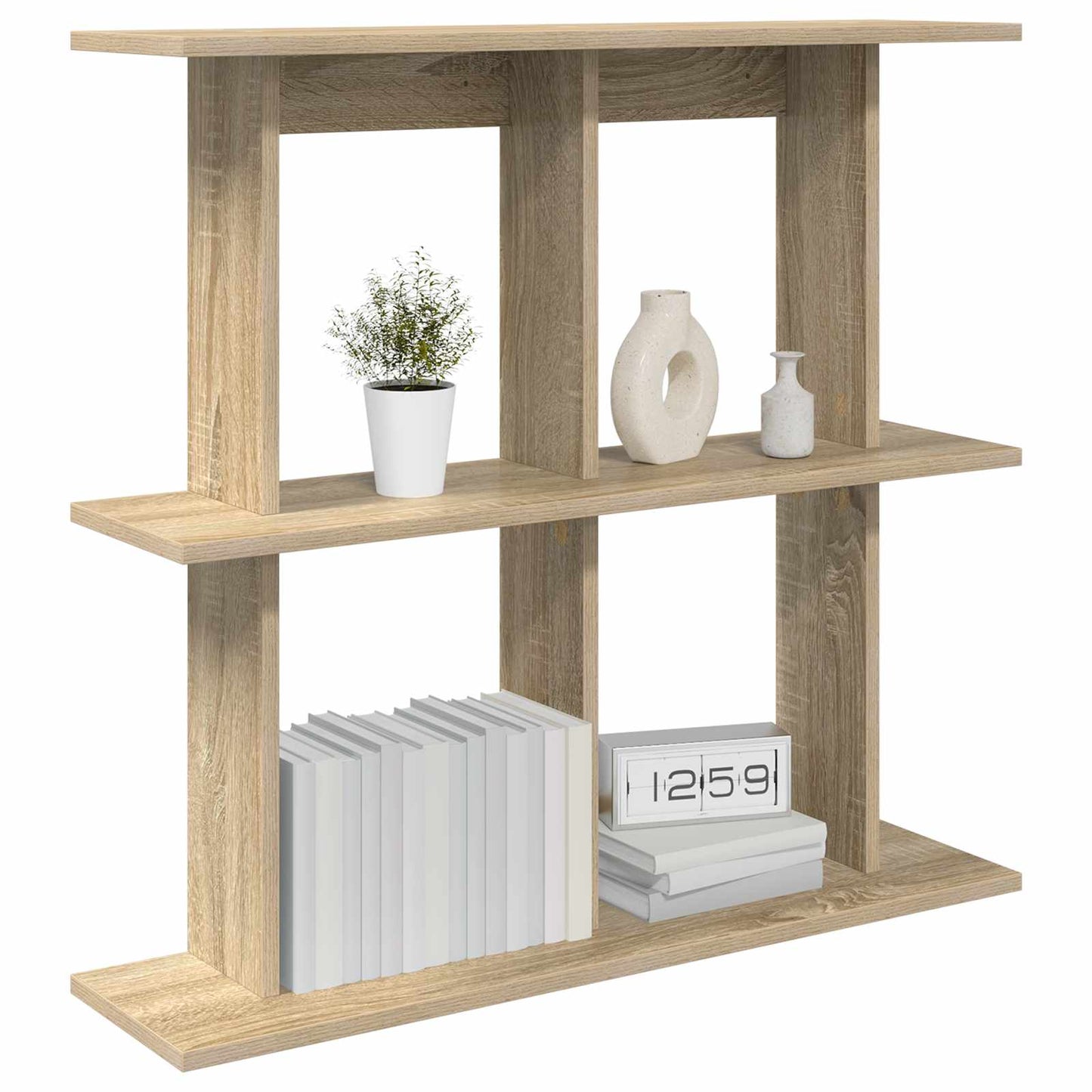 Scaffale da parete A parete Rovere Sonoma 100 x 20 x 75 cm | homemem39