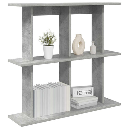 Scaffale da parete A parete Grigio Cemento 100 x 20 x 75 cm | homemem39