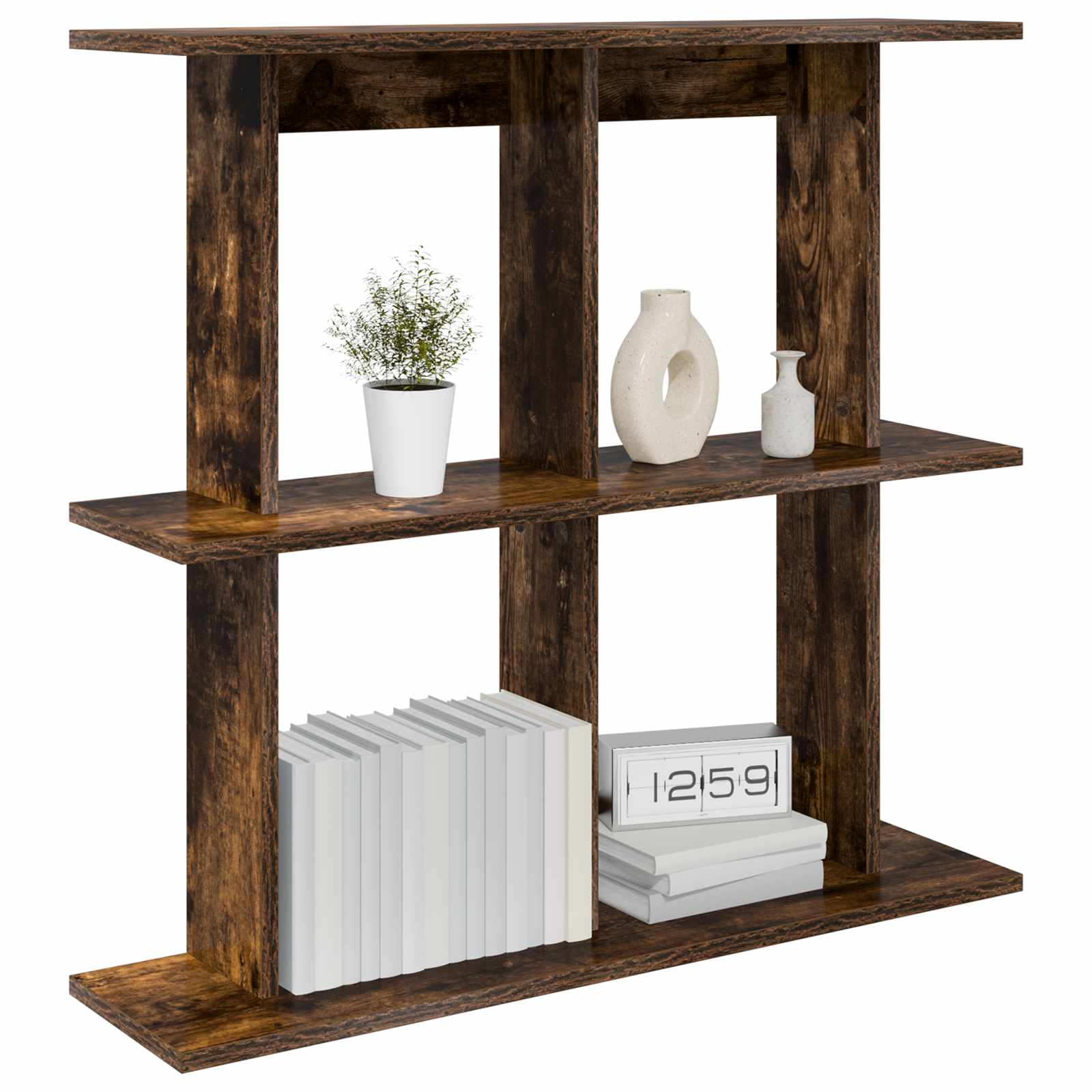 Scaffale da parete A parete Rovere Fumo 100 x 20 x 75 cm | homemem39
