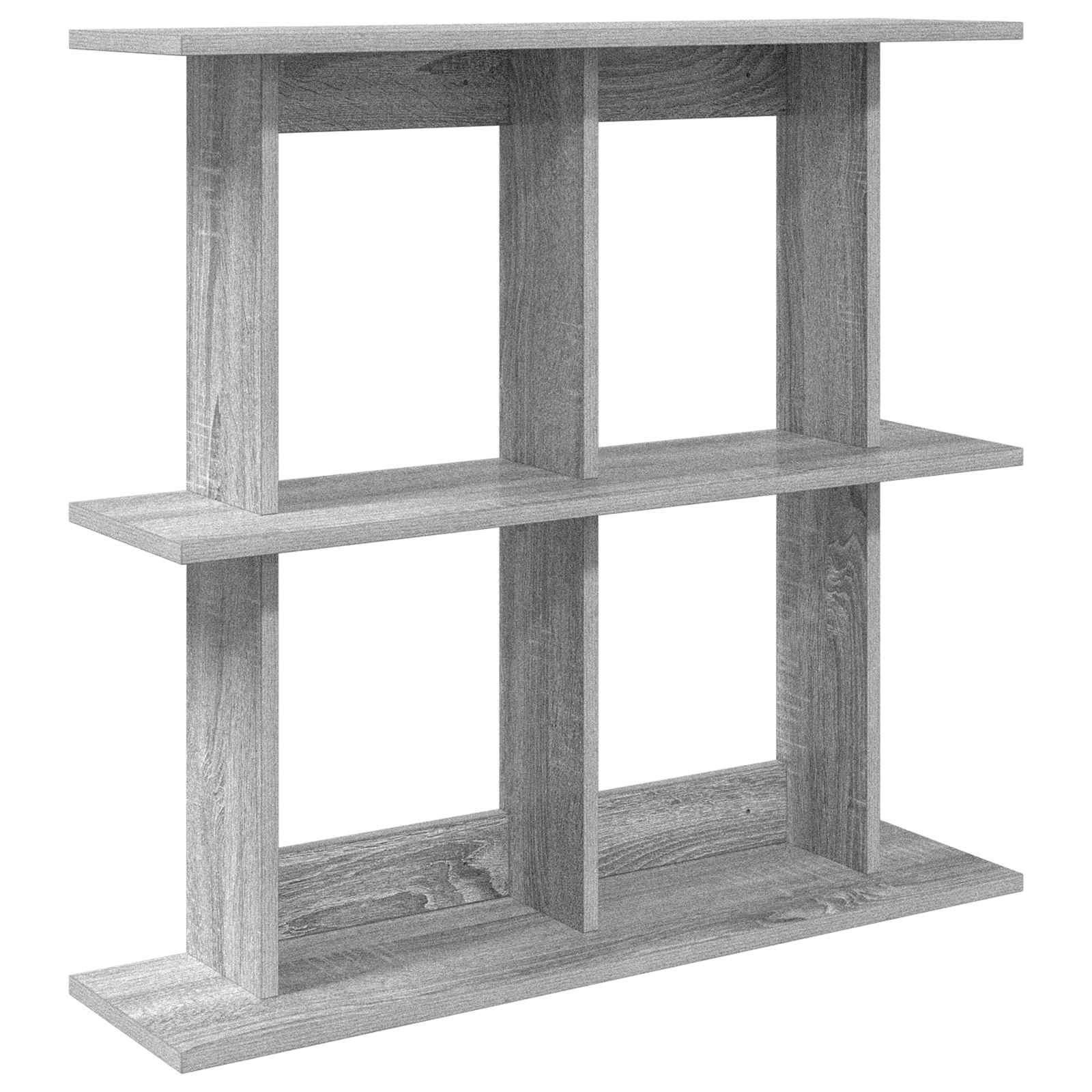 Scaffale da parete A parete Sonoma grigio 100 x 20 x 75 cm | homemem39