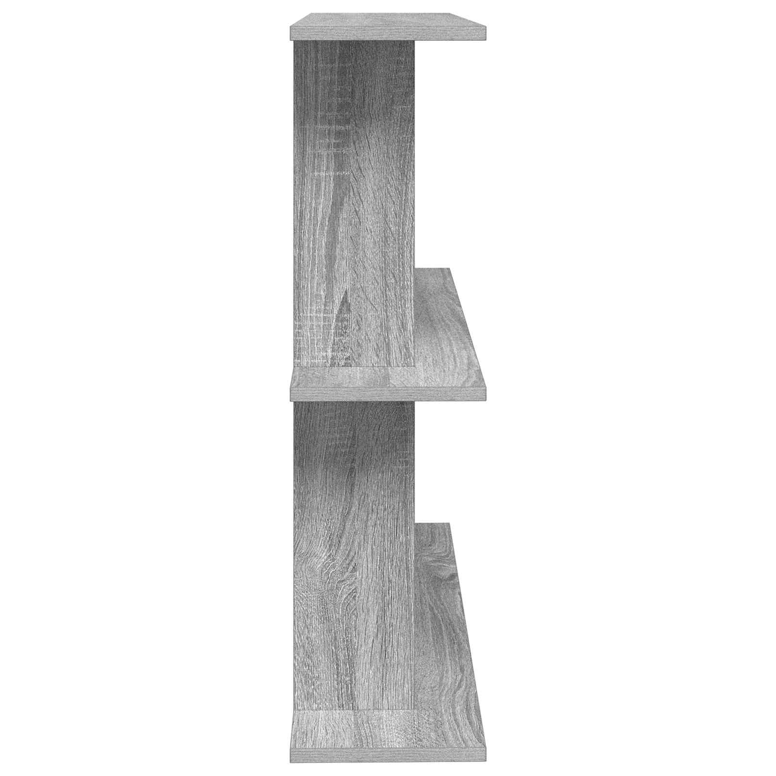Scaffale da parete A parete Sonoma grigio 100 x 20 x 75 cm | homemem39