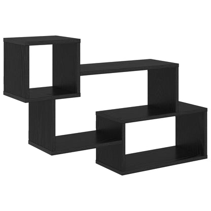 Mensola sospesa A parete Rovere Nero 87 x 20 x 55 cm | homemem39