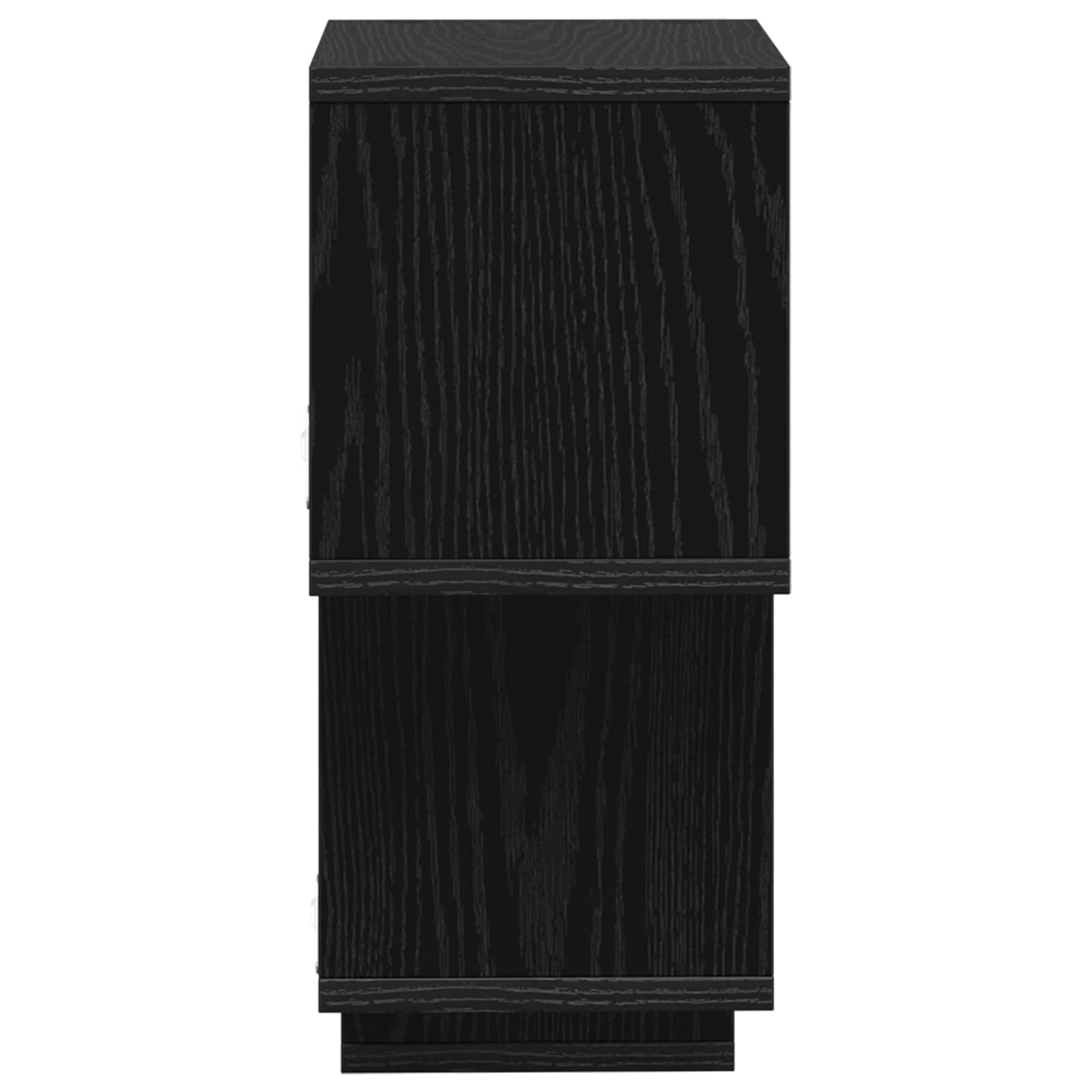 Mensola sospesa A parete Rovere Nero 87 x 20 x 55 cm | homemem39