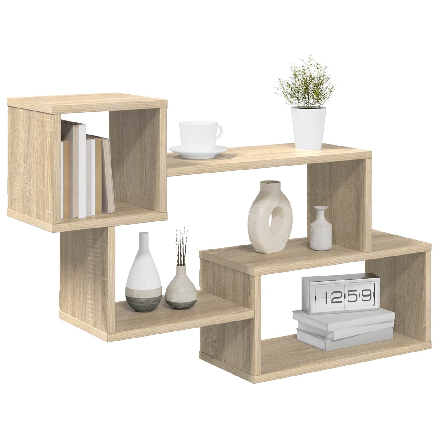 Mensola sospesa A parete Rovere Sonoma 87 x 20 x 55 cm | homemem39
