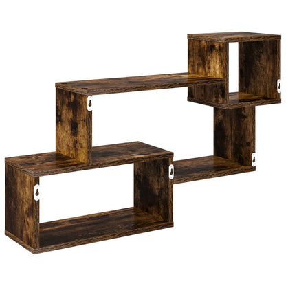Mensola sospesa A parete Rovere Fumo 87 x 20 x 55 cm | homemem39