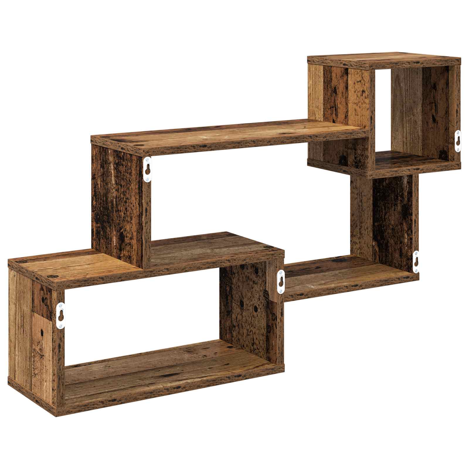 Mensola sospesa A parete Legno antico 87 x 20 x 55 cm | homemem39