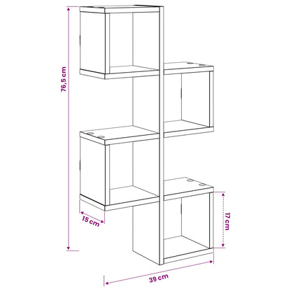 Mensola sospesa A parete Legno antico 87 x 20 x 55 cm | homemem39