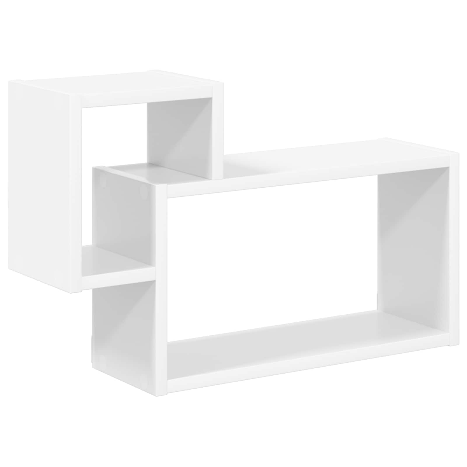 Scaffale da parete A parete Bianco 55 x 15 x 35 cm | homemem39