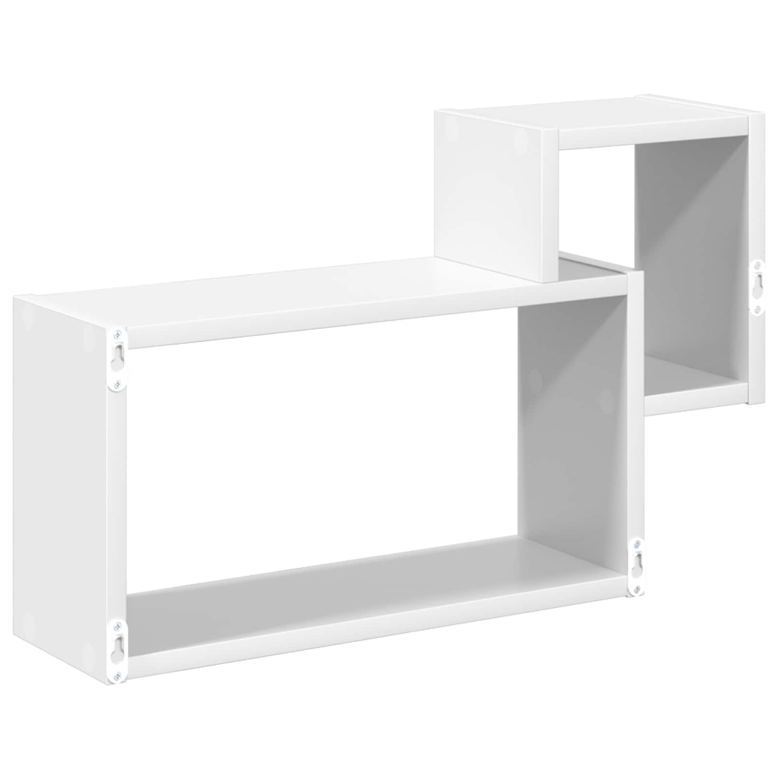Scaffale da parete A parete Bianco 55 x 15 x 35 cm | homemem39