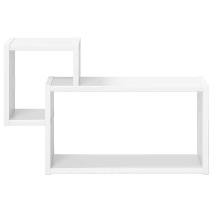 Scaffale da parete A parete Bianco 55 x 15 x 35 cm | homemem39