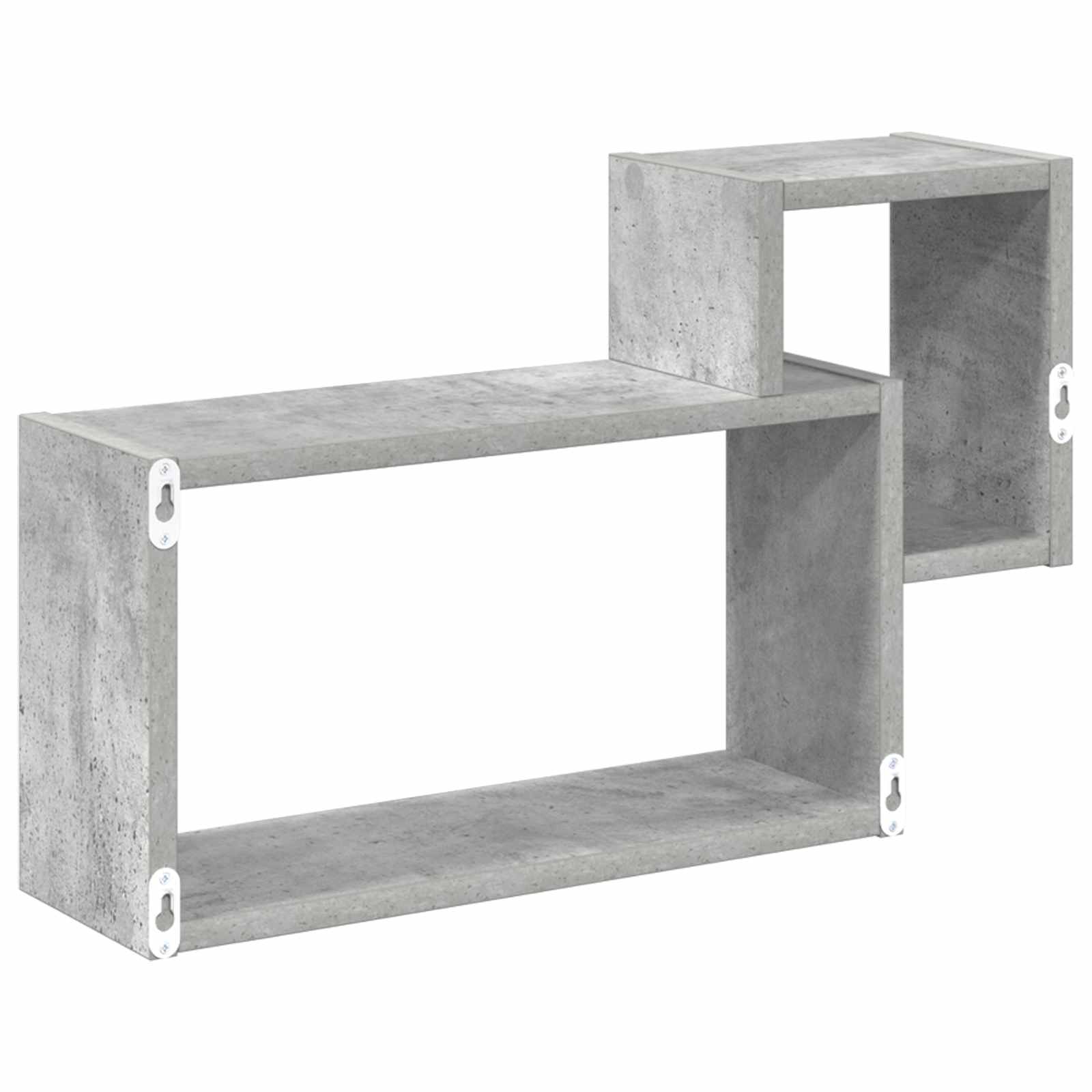 Scaffale da parete A parete Grigio Cemento 55 x 15 x 35 cm | homemem39