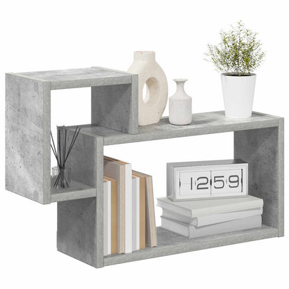 Scaffale da parete A parete Grigio Cemento 55 x 15 x 35 cm | homemem39