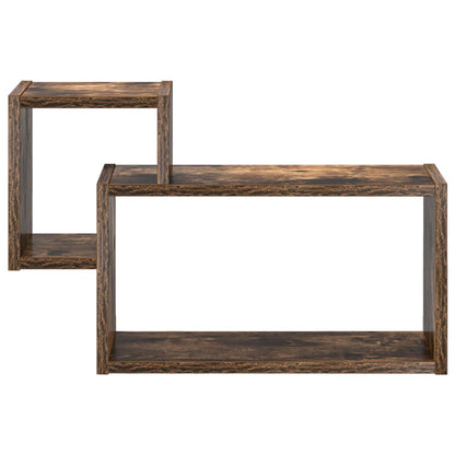 Scaffale da parete A parete Rovere Fumo 55 x 15 x 35 cm | homemem39