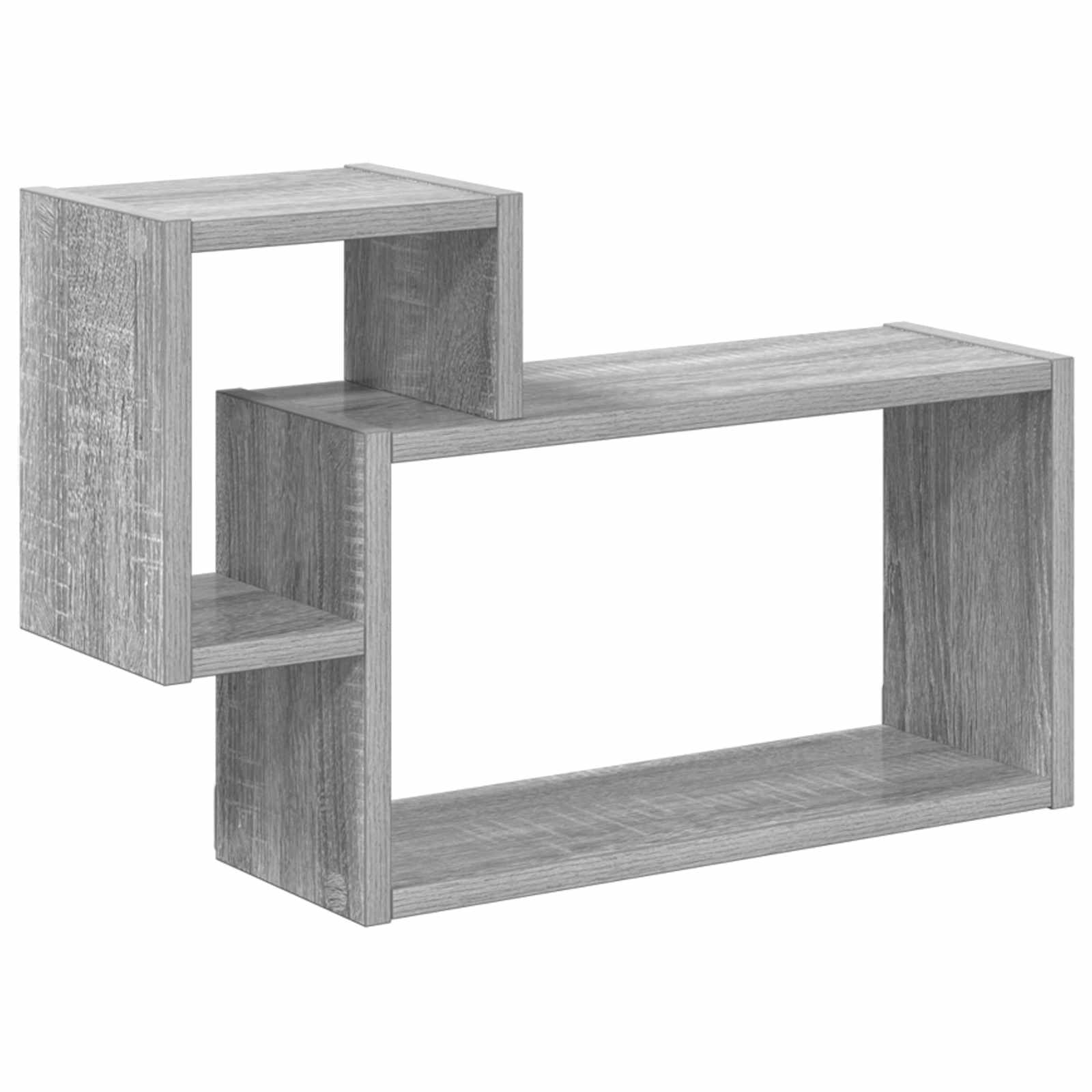 Scaffale da parete A parete Sonoma grigio 55 x 15 x 35 cm | homemem39