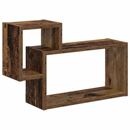 Scaffale da parete A parete Legno antico 55 x 15 x 35 cm | homemem39