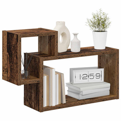 Scaffale da parete A parete Legno antico 55 x 15 x 35 cm | homemem39