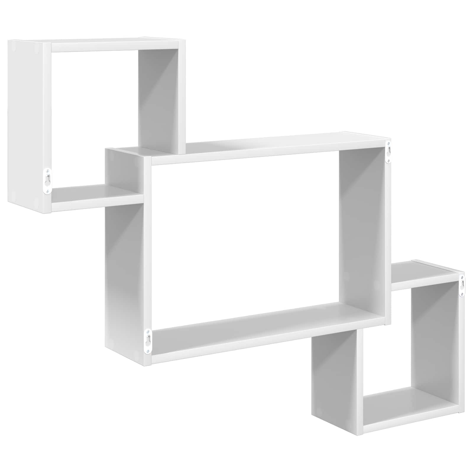 Scaffale da parete A parete Bianco 91,5 x 15 x 76 cm | homemem39