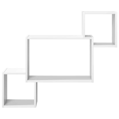 Scaffale da parete A parete Bianco 91,5 x 15 x 76 cm | homemem39