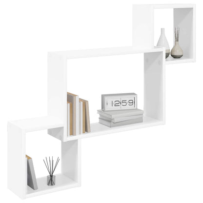 Scaffale da parete A parete Bianco 91,5 x 15 x 76 cm | homemem39