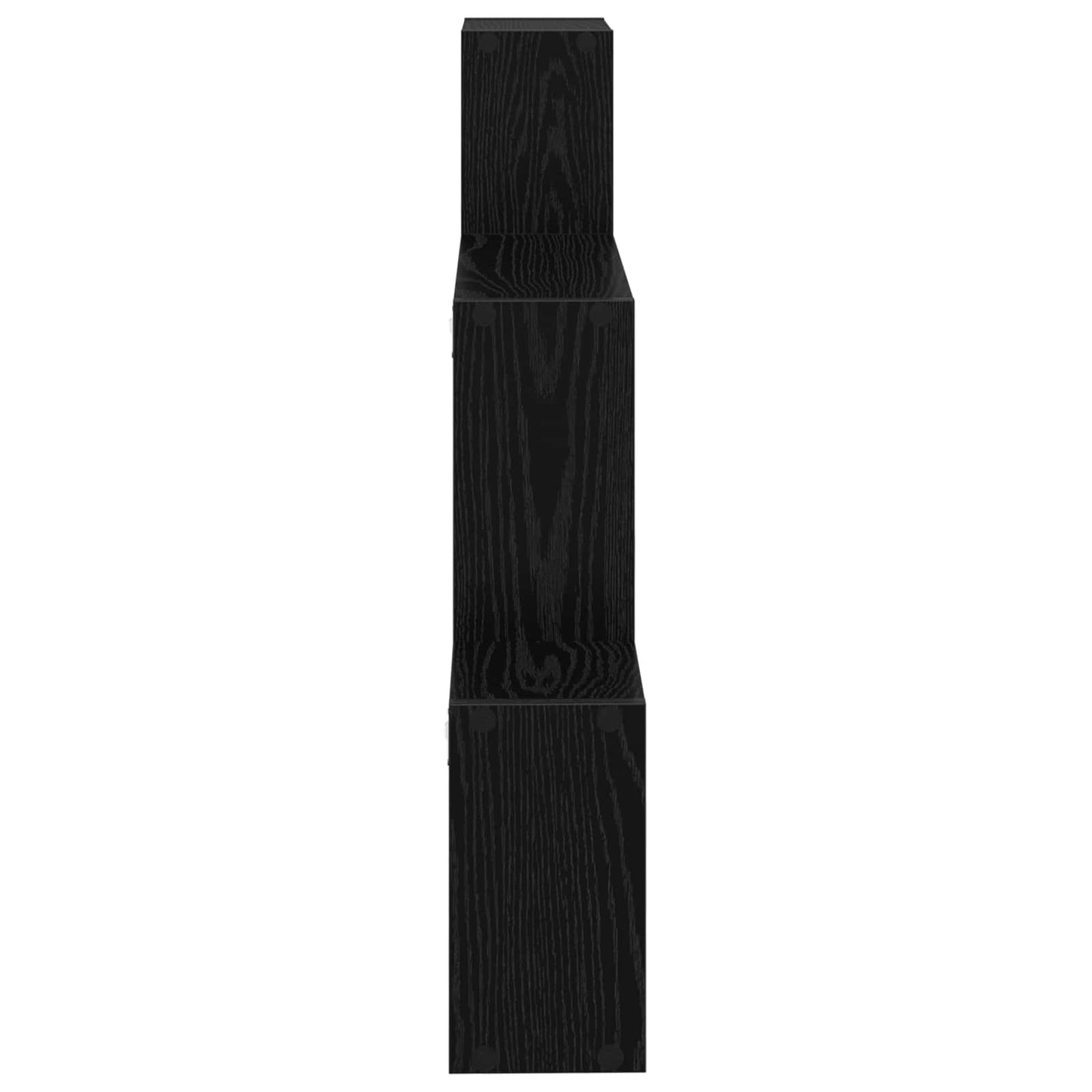 Scaffale da parete A parete Rovere Nero 91,5 x 15 x 76 cm | homemem39