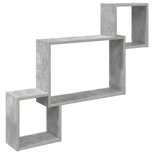 Scaffale da parete A parete Grigio Cemento 91,5 x 15 x 76 cm | homemem39