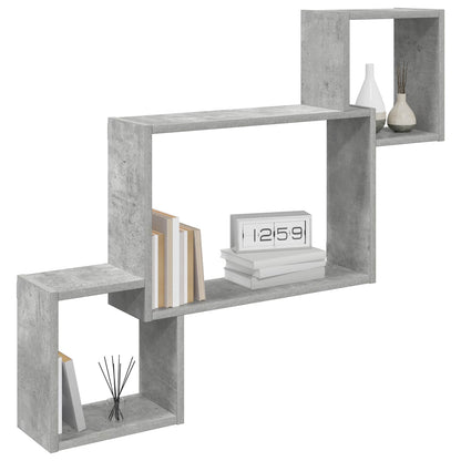 Scaffale da parete A parete Grigio Cemento 91,5 x 15 x 76 cm | homemem39