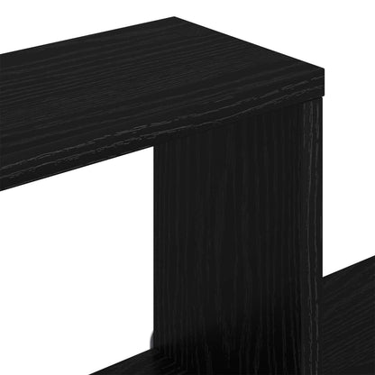 Mensole Cubo da Parete A parete Rovere Nero 64 x 13,5 x 91,5 cm | homemem39