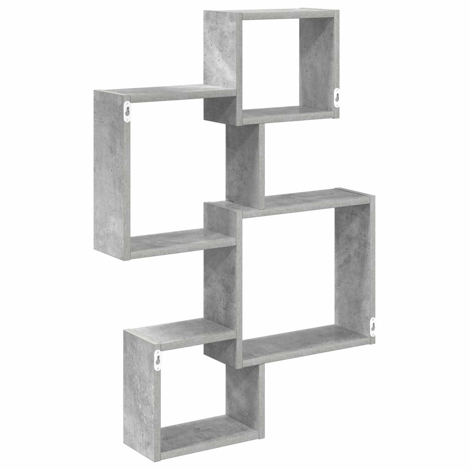 Mensole Cubo da Parete A parete Grigio Cemento | homemem39