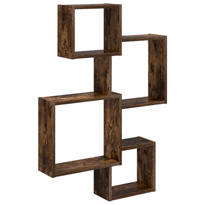 Mensole Cubo da Parete A parete Rovere Fumo 64 x 13,5 x 91,5 cm