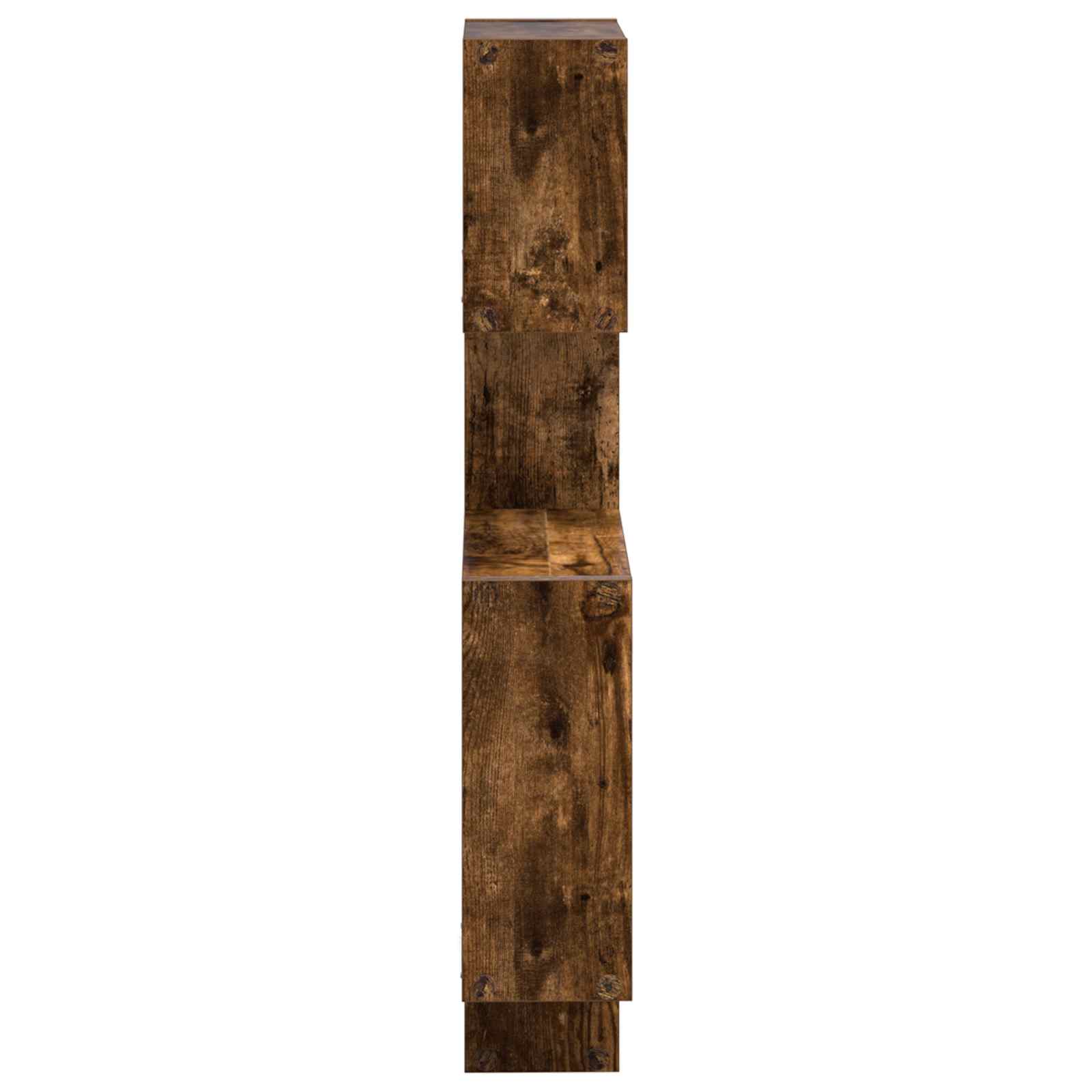 Mensole Cubo da Parete A parete Rovere Fumo 64 x 13,5 x 91,5 cm | homemem39