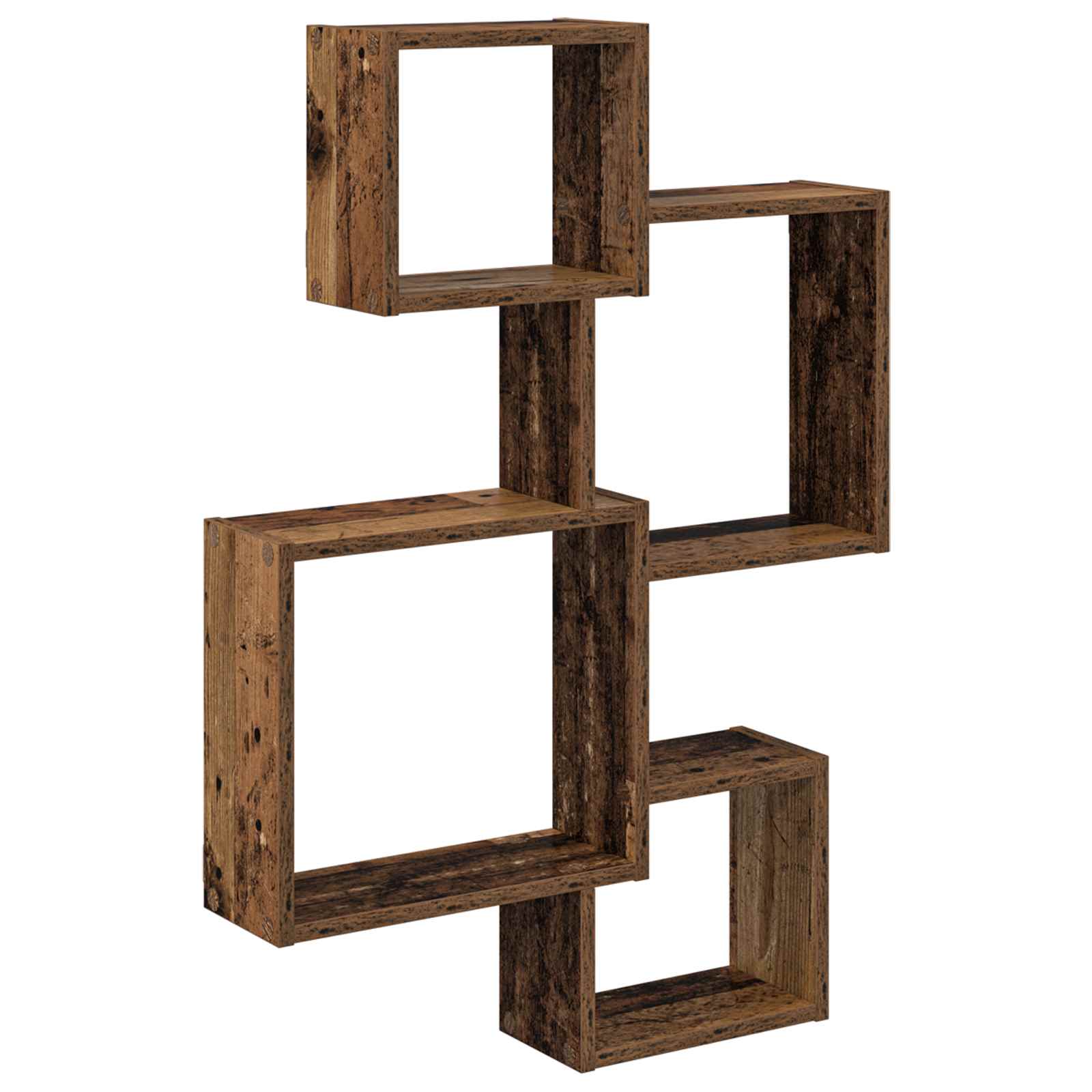 Mensole Cubo da Parete A parete Legno antico | homemem39