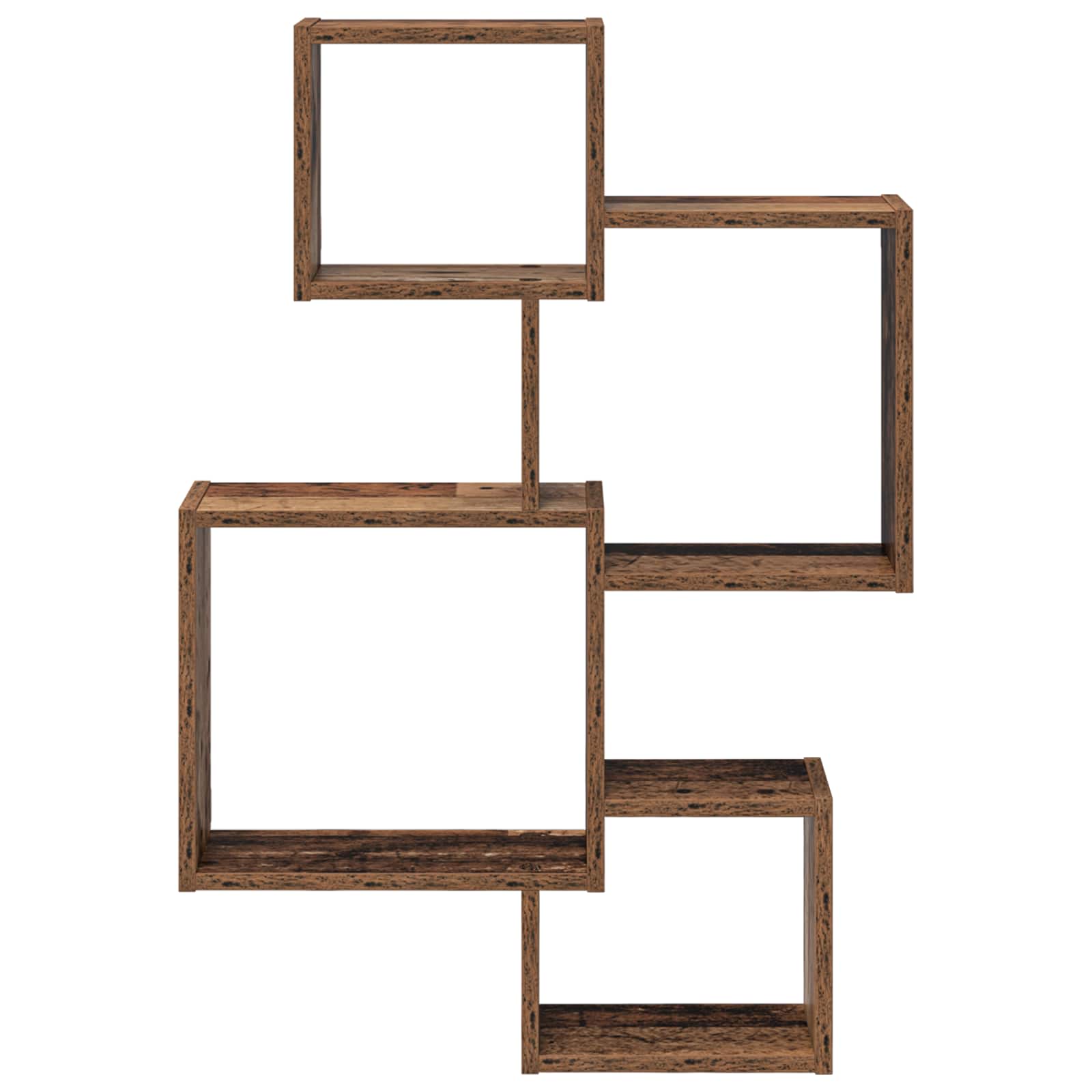 Mensole Cubo da Parete A parete Legno antico | homemem39