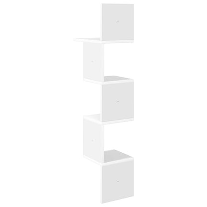 Scaffale da parete A parete Bianco 32 x 21 x 107 cm | homemem39