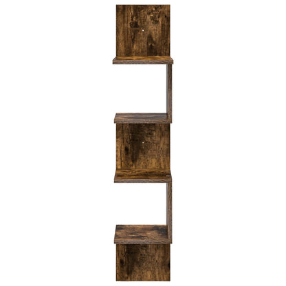 Scaffale da parete A parete Rovere Fumo 32 x 21 x 107 cm | homemem39