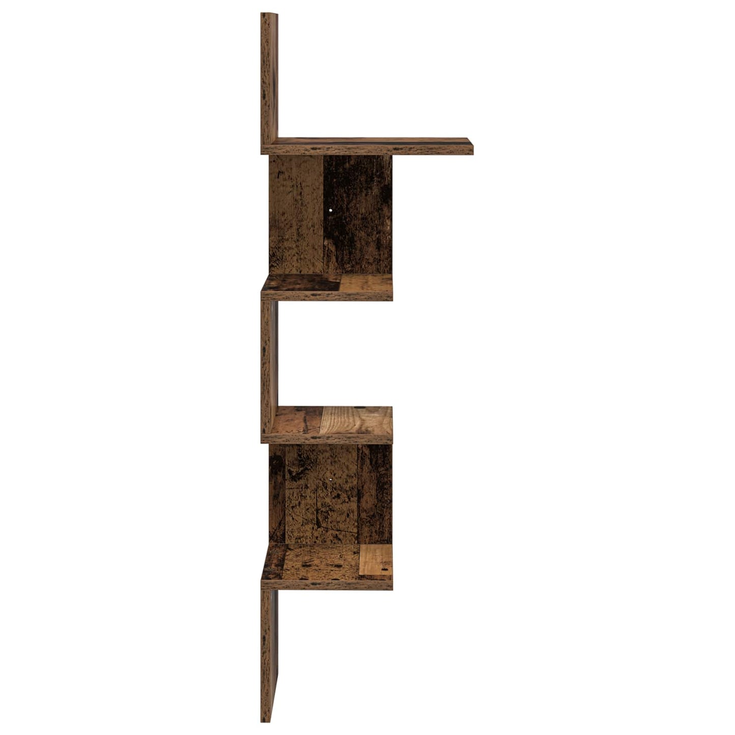 Scaffale da parete A parete Legno antico 32 x 21 x 107 cm | homemem39