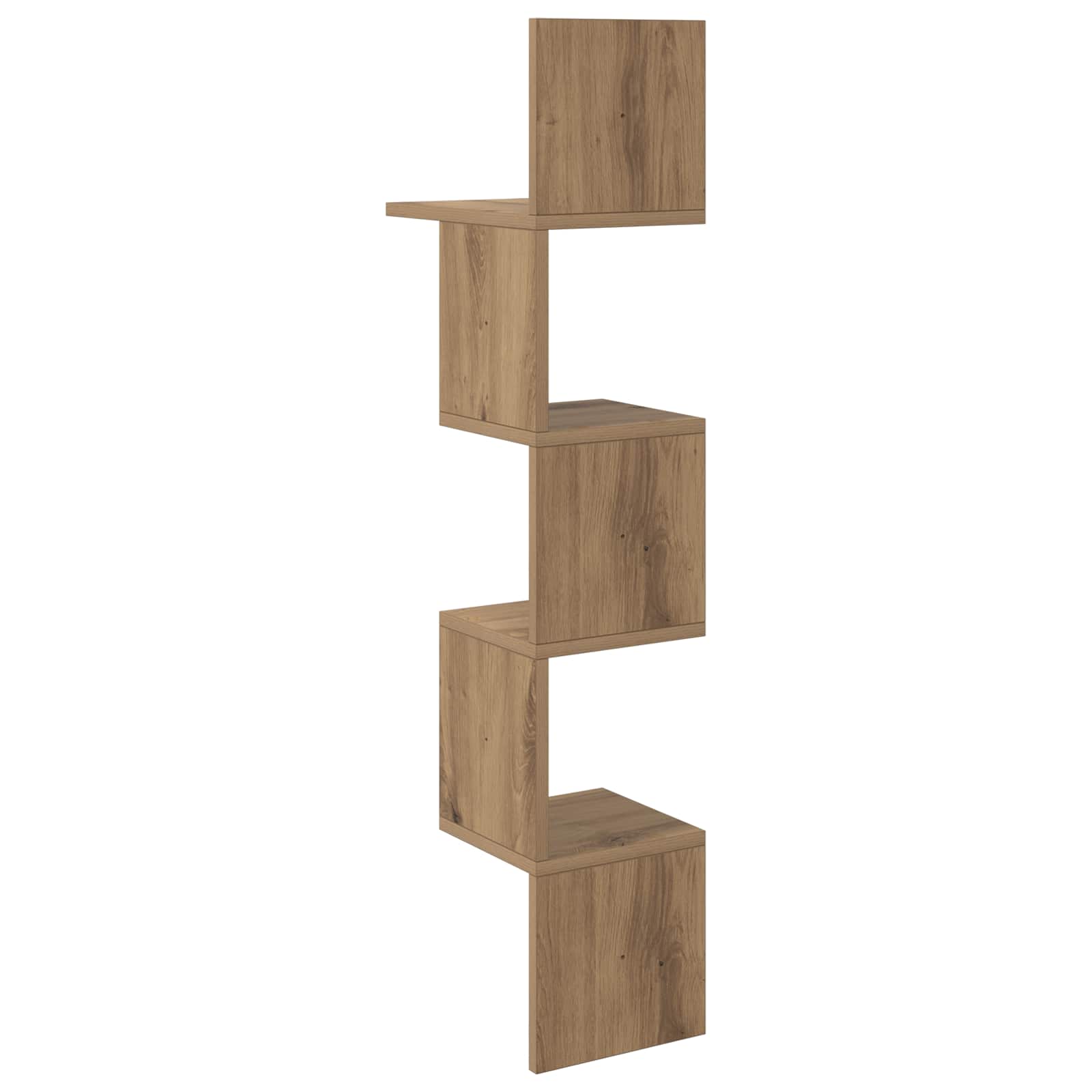 Scaffale da parete A parete Rovere Artigianale 32 x 21 x 107 cm | homemem39