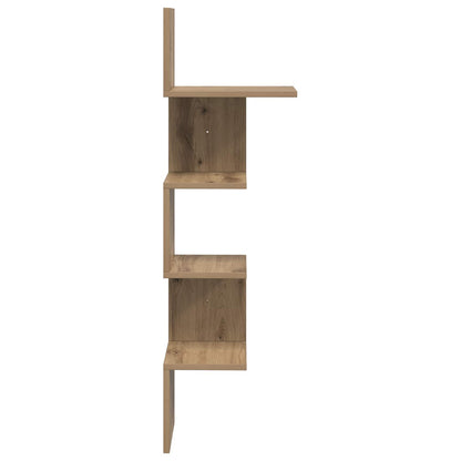 Scaffale da parete A parete Rovere Artigianale 32 x 21 x 107 cm | homemem39