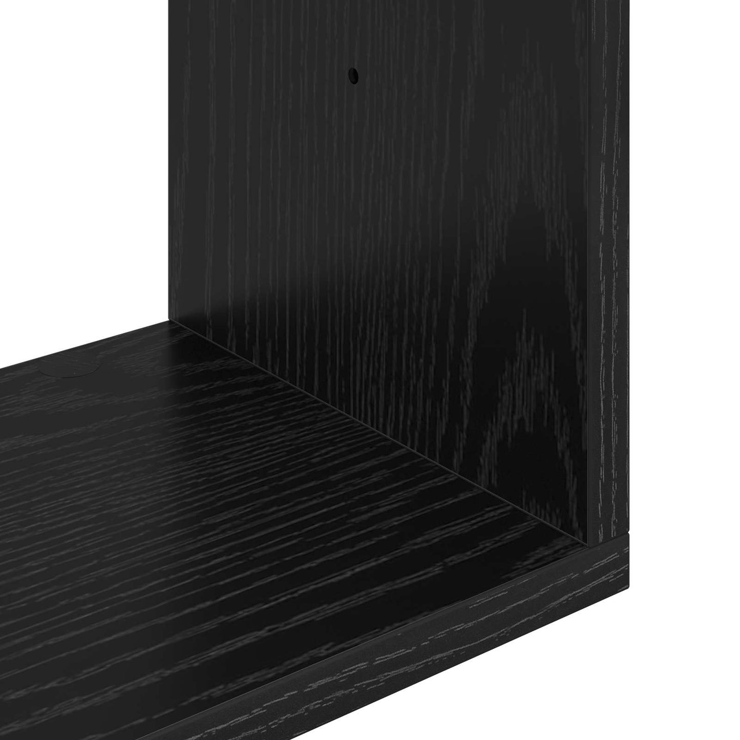 Scaffale da parete A parete Rovere Nero 95 x 20 x 69,5 cm | homemem39