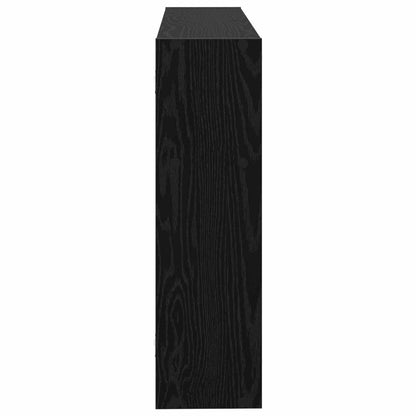 Scaffale da parete A parete Rovere Nero 95 x 20 x 69,5 cm