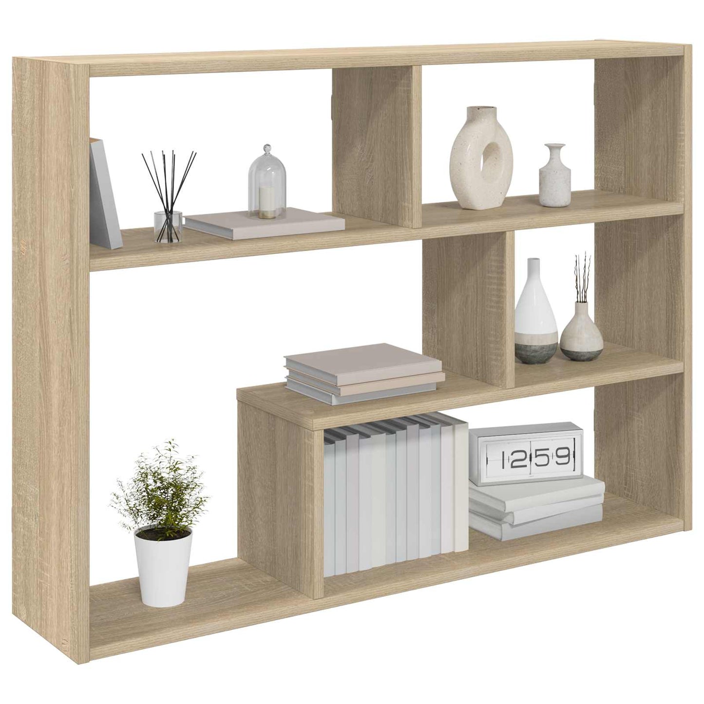 Scaffale da parete A parete Rovere Sonoma 95 x 20 x 69,5 cm | homemem39