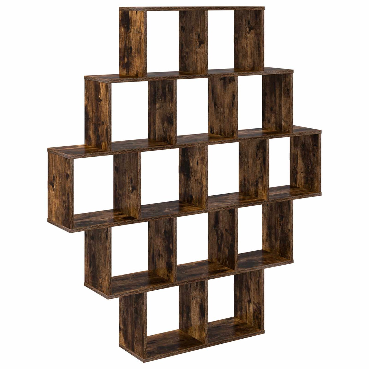 Scaffale da parete Rovere Fumo 120 x 20 x 136 cm | homemem39