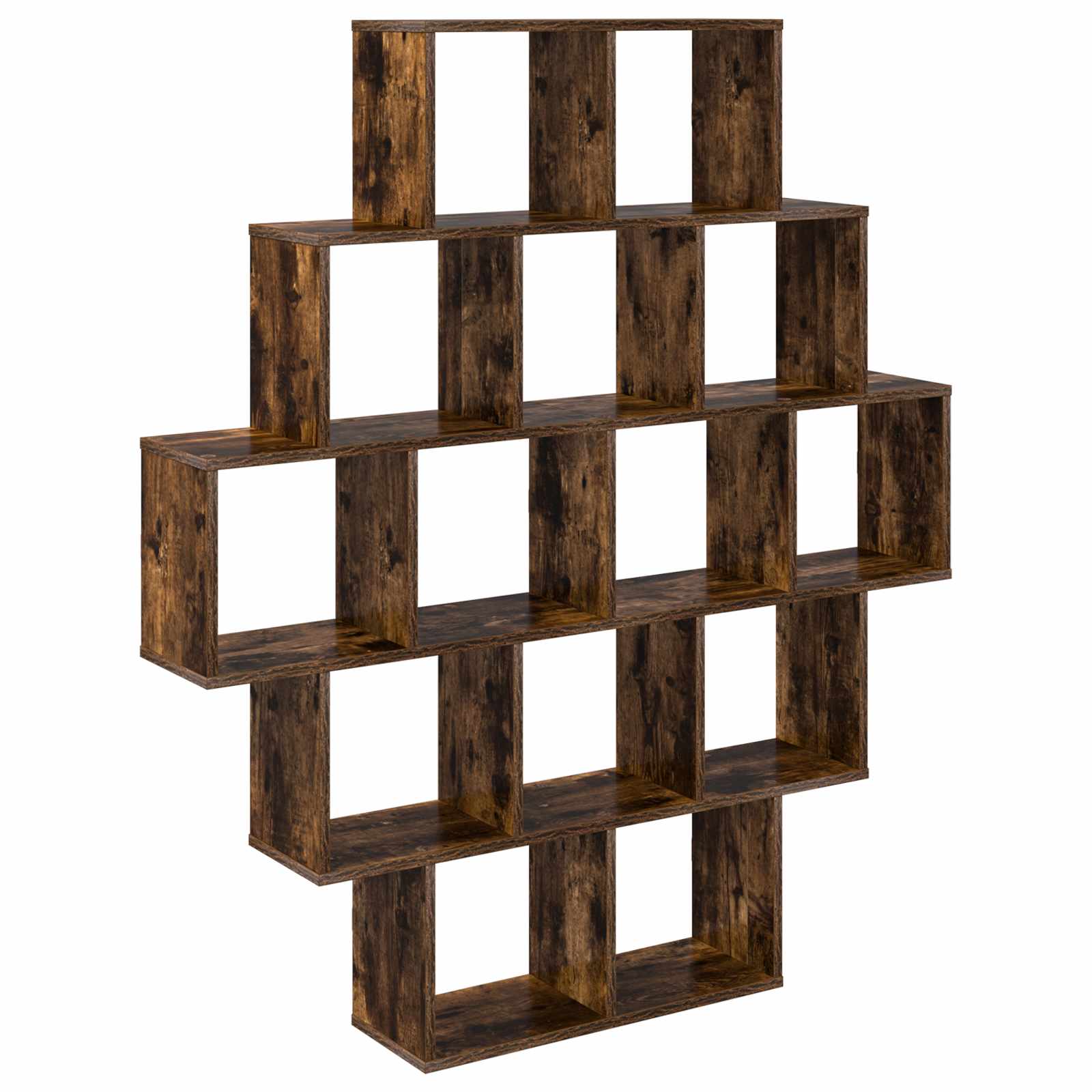 Scaffale da parete Rovere Fumo 120 x 20 x 136 cm | homemem39