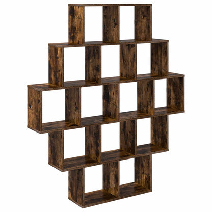 Scaffale da parete Rovere Fumo 120 x 20 x 136 cm | homemem39