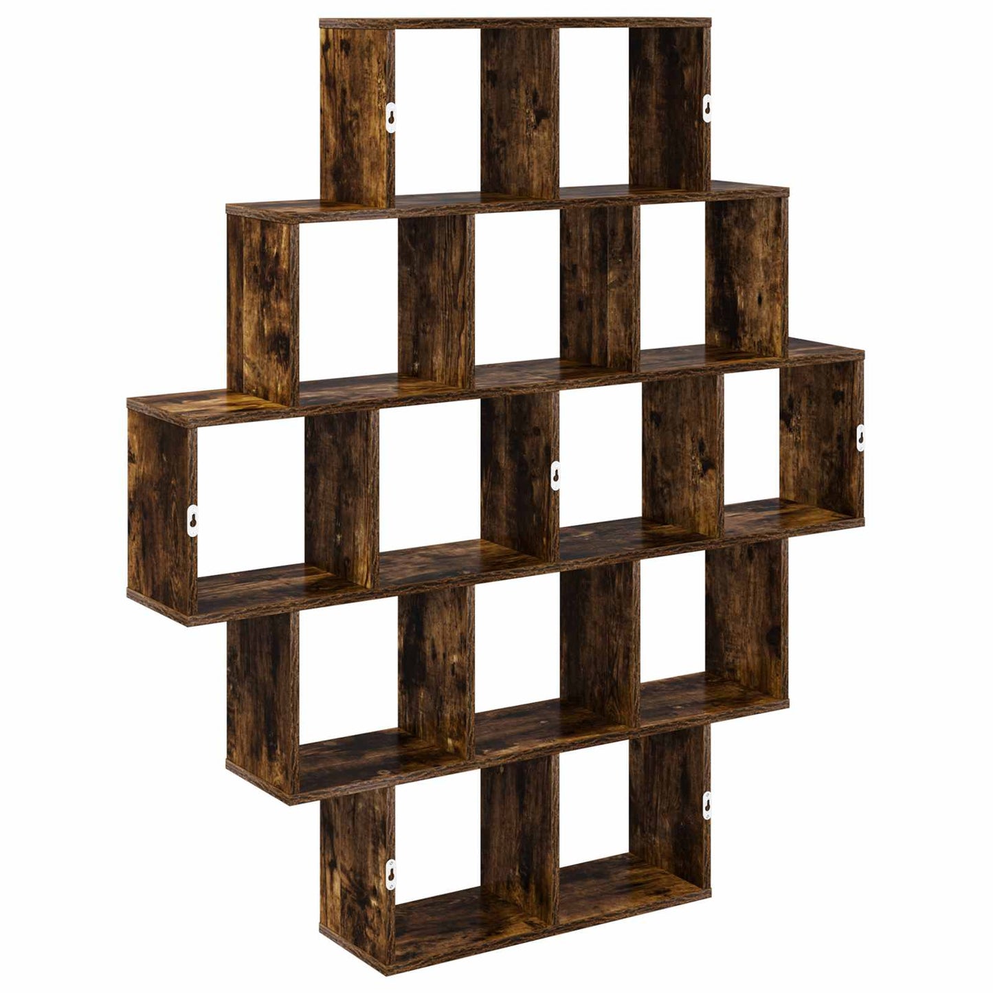 Scaffale da parete Rovere Fumo 120 x 20 x 136 cm | homemem39